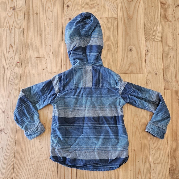 BILLABONG TODDLER Plaid hoodie, size 4/5 - Picture 6 of 6